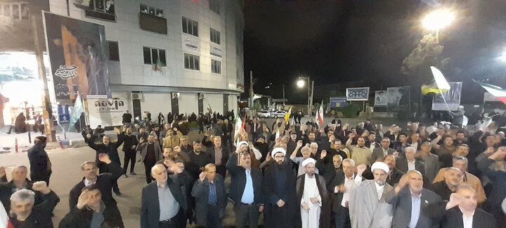 تصاویر/ هفتادوچهارمین شب ایستادگی مردم انقلابی اسکو