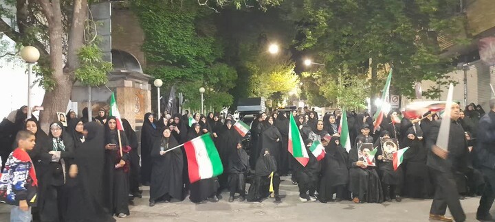 تصاویر/ هفتادوچهارمین شب ایستادگی مردم انقلابی اسکو