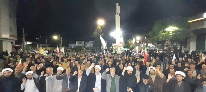 تصاویر/ هفتادوچهارمین شب ایستادگی مردم انقلابی اسکو