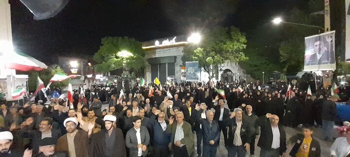 تصاویر/ هفتادوچهارمین شب ایستادگی مردم انقلابی اسکو
