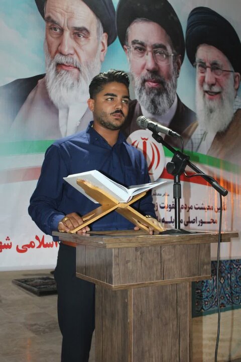 تصاویر/ مردم بندر ریگ پای کار نظام