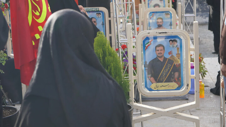 تصاویر/ حضور جمعی از مسئولان نهادهای حوزوی در مراسم چهلمین روز شهادت شهیدان مهدور
