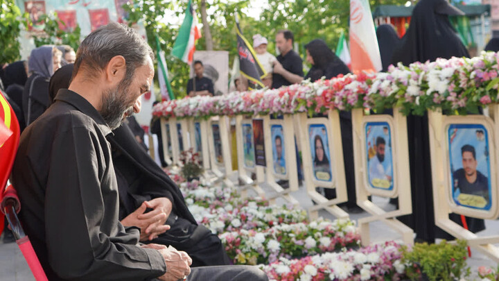 تصاویر/ حضور جمعی از مسئولان نهادهای حوزوی در مراسم چهلمین روز شهادت شهیدان مهدور
