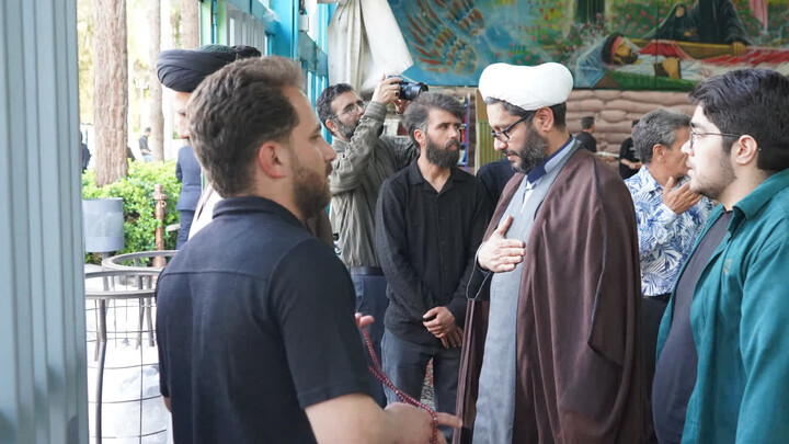تصاویر/ حضور جمعی از مسئولان نهادهای حوزوی در مراسم چهلمین روز شهادت شهیدان مهدور

