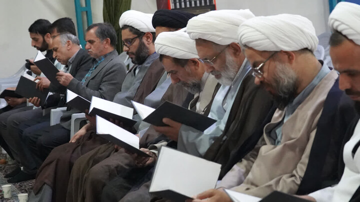 تصاویر/ حضور جمعی از مسئولان نهادهای حوزوی در مراسم چهلمین روز شهادت شهیدان مهدور
