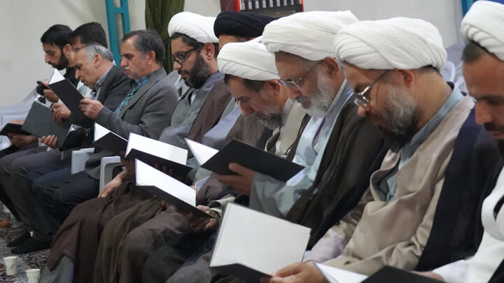 تصاویر/ حضور جمعی از مسئولان نهادهای حوزوی در مراسم چهلمین روز شهادت شهیدان مهدور
