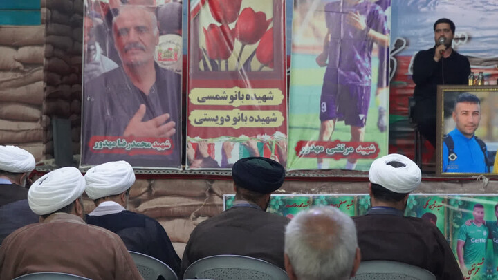 تصاویر/ حضور جمعی از مسئولان نهادهای حوزوی در مراسم چهلمین روز شهادت شهیدان مهدور
