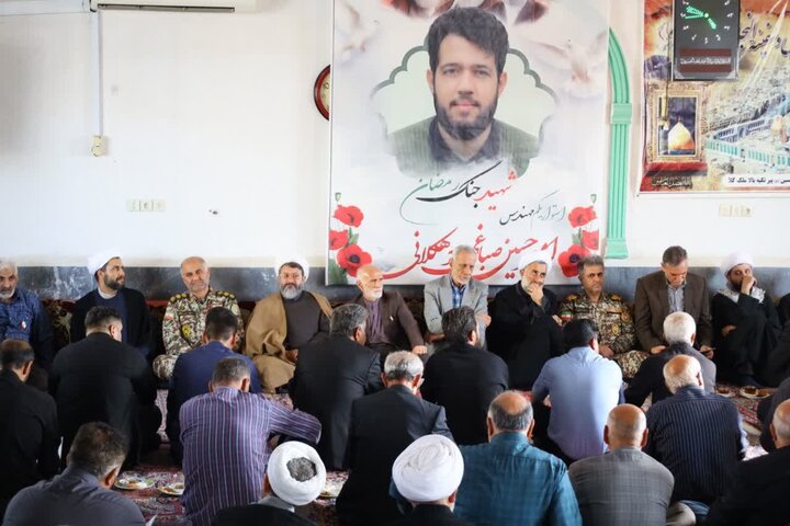 تصاویر/ اربعین شهید امیرحسین صباغی در پیرتکیه ملک کلا قائمشهر با حضور نماینده ولی فقیه در مازندران