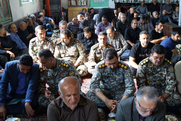 تصاویر/ اربعین شهید امیرحسین صباغی در پیرتکیه ملک کلا قائمشهر با حضور نماینده ولی فقیه در مازندران