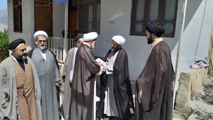 تصاویر/ تجلیل روحانیون معمّر لاریجان