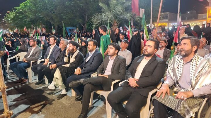 تصاویر / گوشه‌هایی از تجمع خیابانی «شب‌های اقتدار» توسط مردم گرمسار