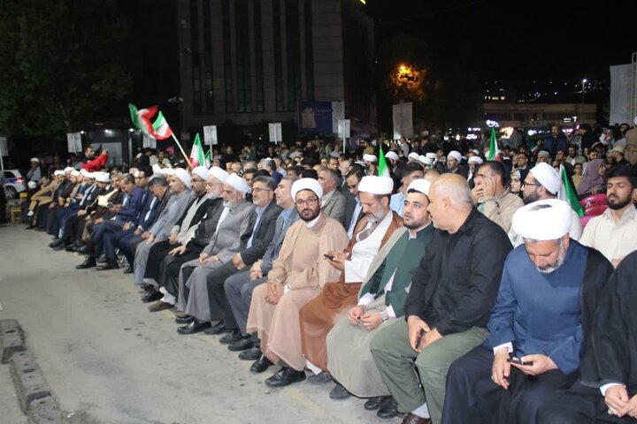 تصاویر/تجلی وحدت و اقتدار در میثاق مردم و ماموستایان کردستان با آرمان‌های انقلاب