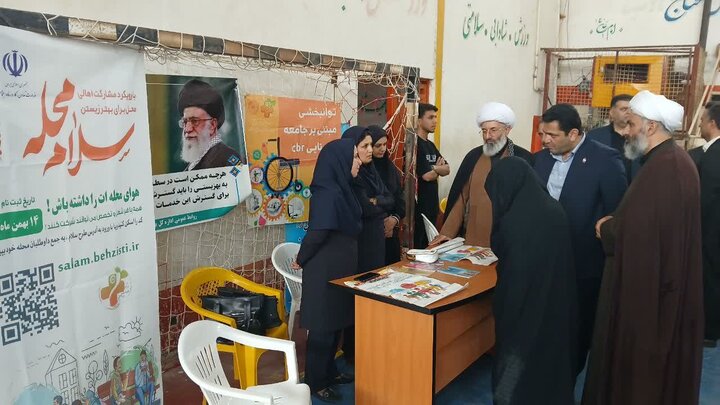 تصاویر / بازدید امام جمعه دابودشت از اردوی جهادی درمانی
