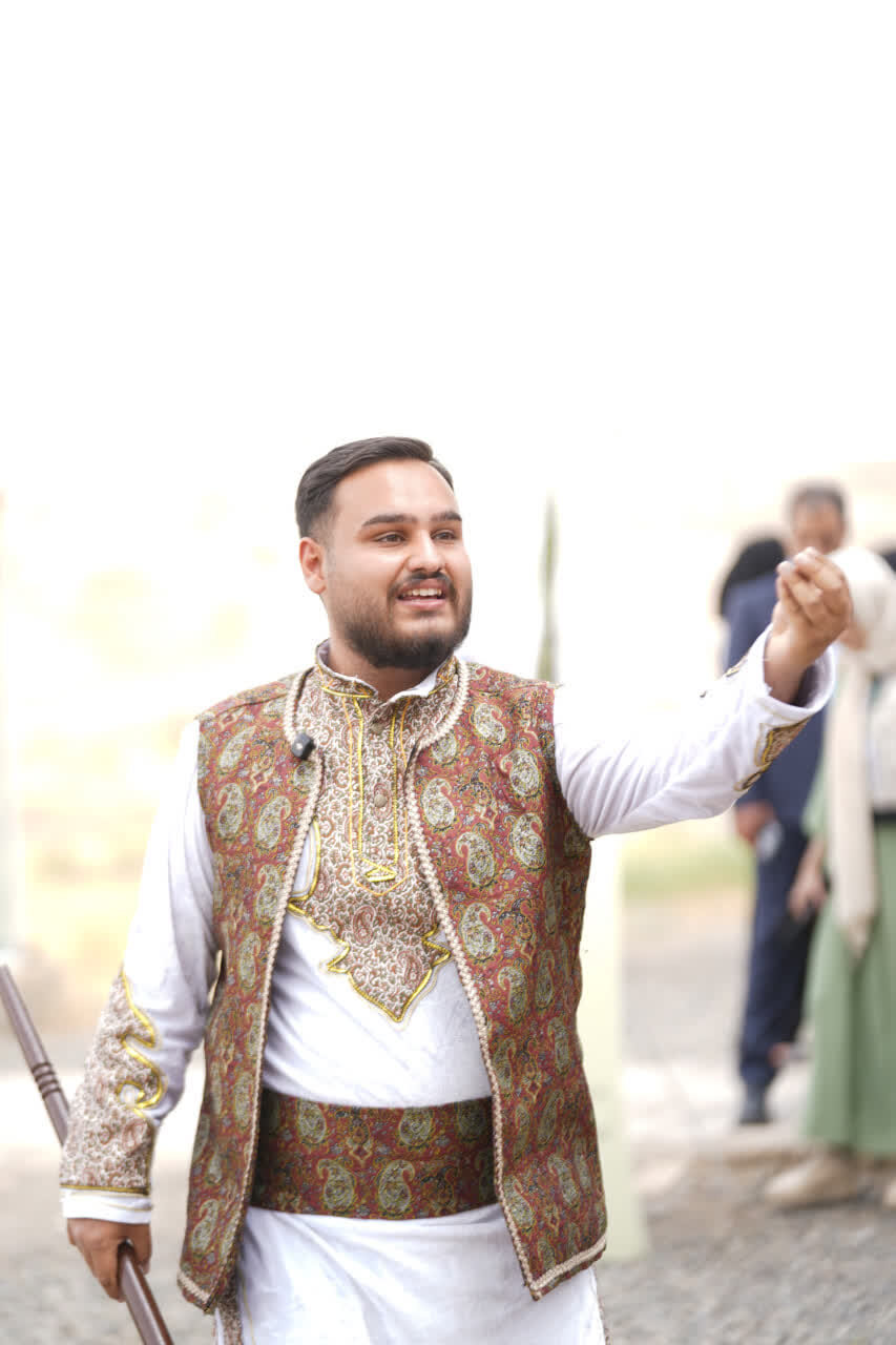 چراغ سومین جشنواره ملی نقالی و روایتگری «سیلک» در کاشان روشن شد