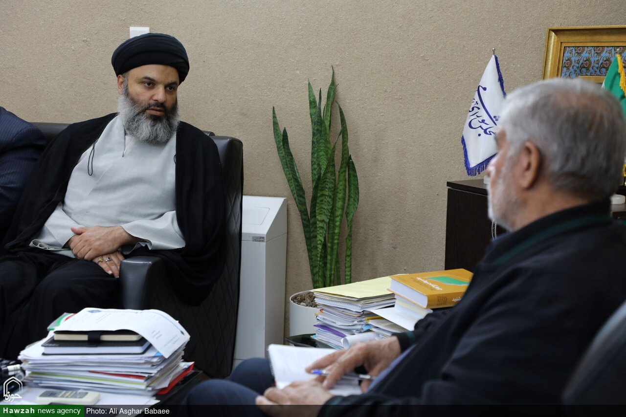 دیدار مدیر حوزه علمیه استان یزد با نماینده مردم یزد در مجلس شورای اسلامی