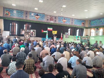تصاویر/ نماز جمعه عبادی سیاسی خوسف