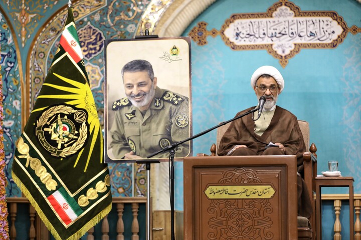 تصاویر/ مراسم اربعین خاکسپاری سپهبد شهید سید عبدالرحیم موسوی اردیبهشت حرم حضرت فاطمه معصومه(سلام‌الله‌علیها)