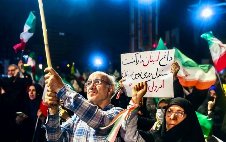 تصاویر/ اجتماع حامیان وطن در میدان هفت تیر تهران