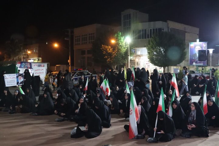 تصاویر/ راهپیمایی مردم شهر اشکذر از میدان نماز تا حسینیه سفید اشکذر