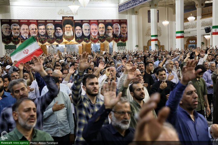 Photos/Cérémonie du 40e jour du martyre du général Seyed Abdolrahim Mousavi à Qom