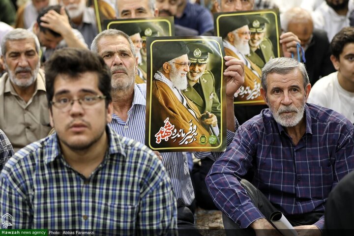 Photos/Cérémonie du 40e jour du martyre du général Seyed Abdolrahim Mousavi à Qom