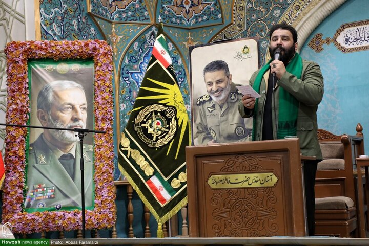 Photos/Cérémonie du 40e jour du martyre du général Seyed Abdolrahim Mousavi à Qom
