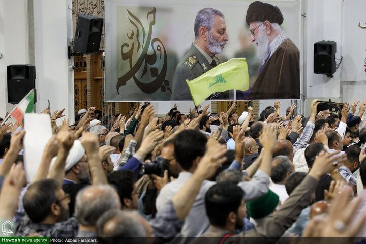 Photos/Cérémonie du 40e jour du martyre du général Seyed Abdolrahim Mousavi à Qom