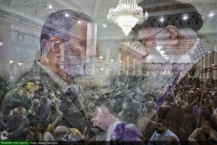 Photos/Cérémonie du 40e jour du martyre du général Seyed Abdolrahim Mousavi à Qom