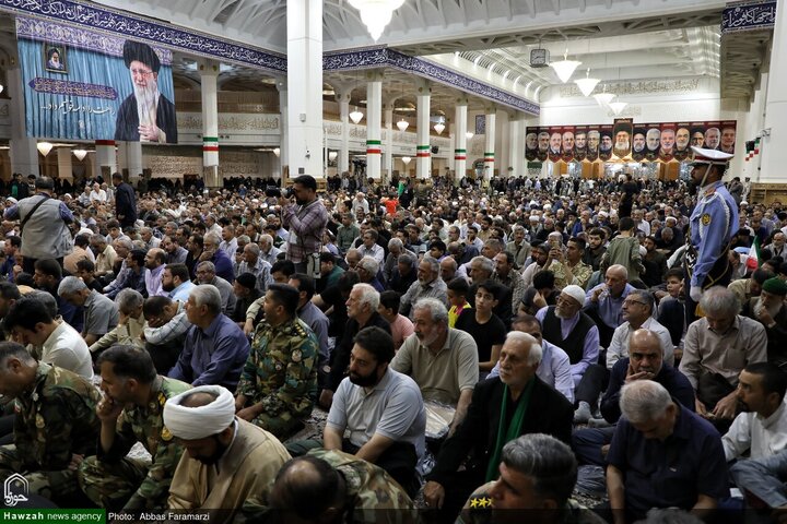 Photos/Cérémonie du 40e jour du martyre du général Seyed Abdolrahim Mousavi à Qom