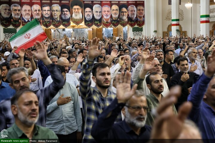 Photos/Cérémonie du 40e jour du martyre du général Seyed Abdolrahim Mousavi à Qom
