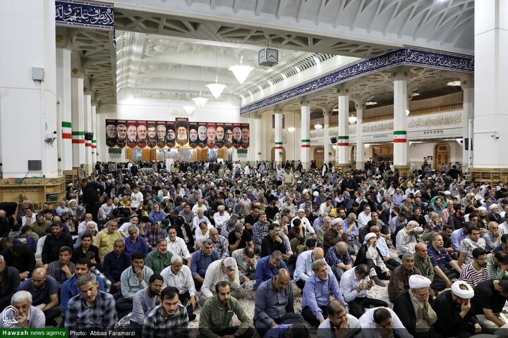 Photos/Cérémonie du 40e jour du martyre du général Seyed Abdolrahim Mousavi à Qom