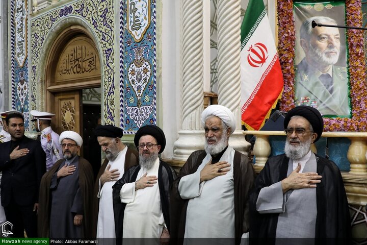 Photos/Cérémonie du 40e jour du martyre du général Seyed Abdolrahim Mousavi à Qom