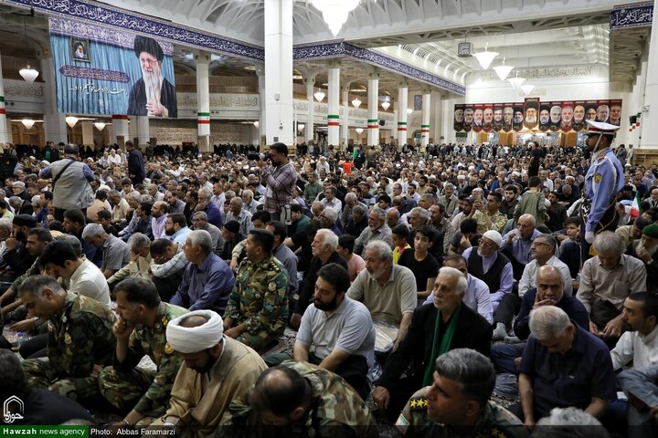 Photos/Cérémonie du 40e jour du martyre du général Seyed Abdolrahim Mousavi à Qom