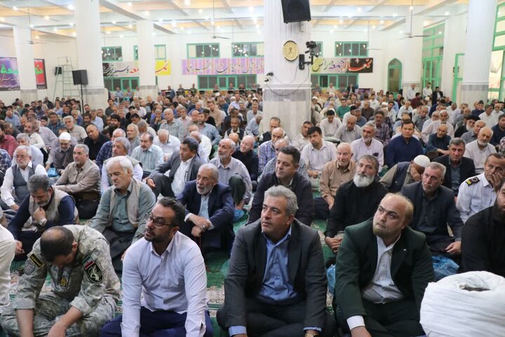 تصاویر/ برگزاری نماز عبادی سیاسی جمعه در قرچک