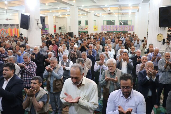 تصاویر/ برگزاری نماز عبادی سیاسی جمعه در قرچک