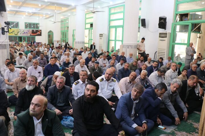 تصاویر/ برگزاری نماز عبادی سیاسی جمعه در قرچک