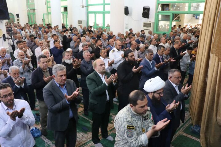 تصاویر/ برگزاری نماز عبادی سیاسی جمعه در قرچک