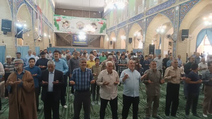 تصاویر/ اقامه نمازجمعه شهر راین