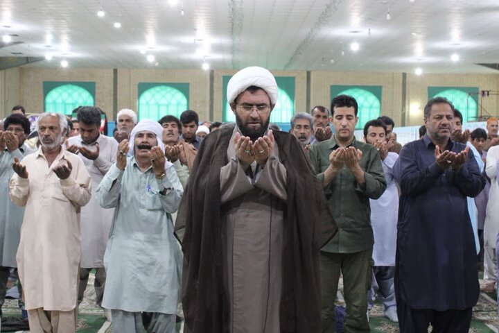 تصاویر/ آیین عبادی سیاسی نماز جمعه دلگان