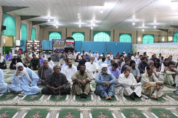 تصاویر/ آیین عبادی سیاسی نماز جمعه دلگان