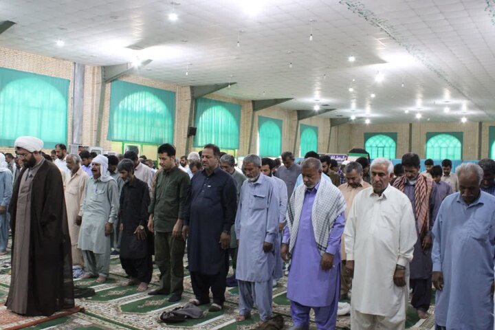 تصاویر/ آیین عبادی سیاسی نماز جمعه دلگان