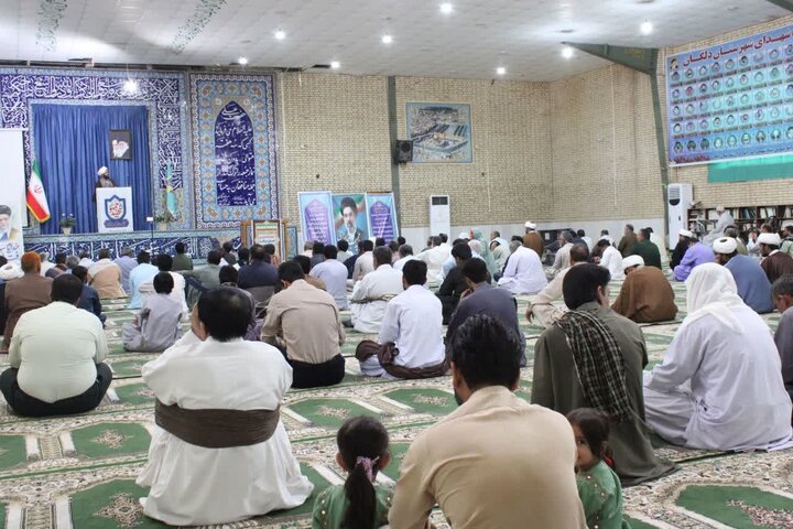 تصاویر/ آیین عبادی سیاسی نماز جمعه دلگان