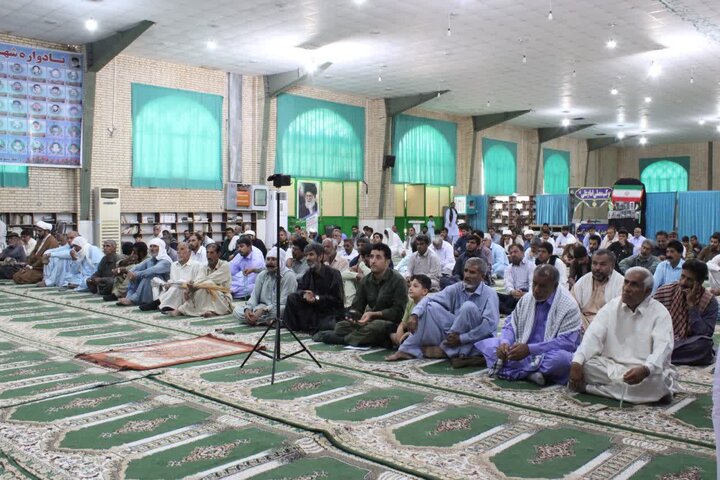 تصاویر/ آیین عبادی سیاسی نماز جمعه دلگان