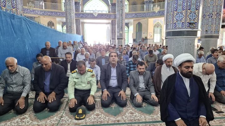 تصاویر/ اقامه نمازجمعه شهر کوهبنان