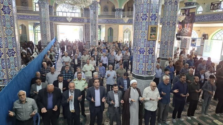 تصاویر/ اقامه نمازجمعه شهر کوهبنان