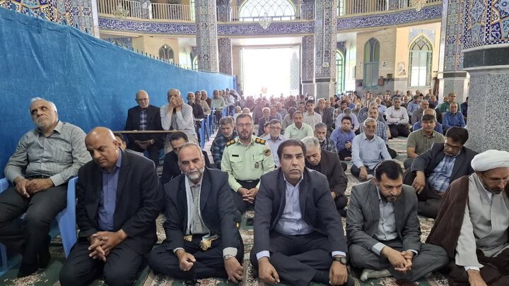 تصاویر/ اقامه نمازجمعه شهر کوهبنان