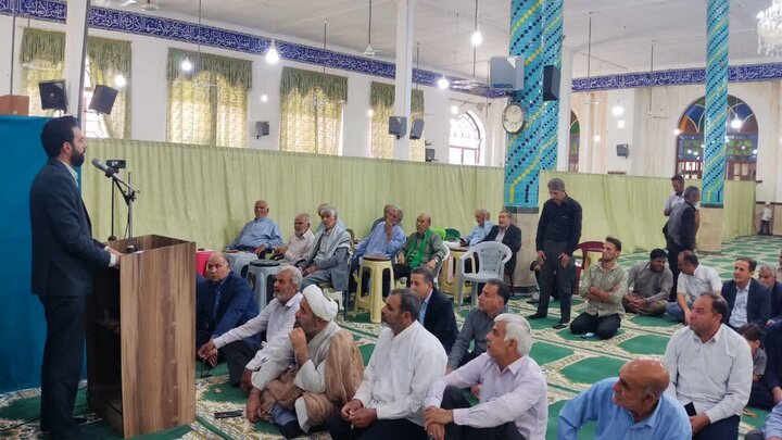 تصاویر/ اقامه نمازجمعه شهر بهرمان