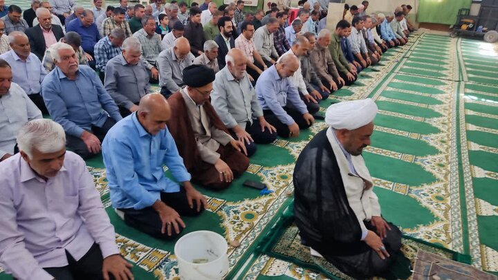 تصاویر/ اقامه نمازجمعه شهر بهرمان