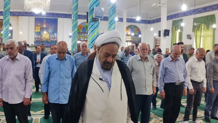 تصاویر/ اقامه نمازجمعه شهر بهرمان