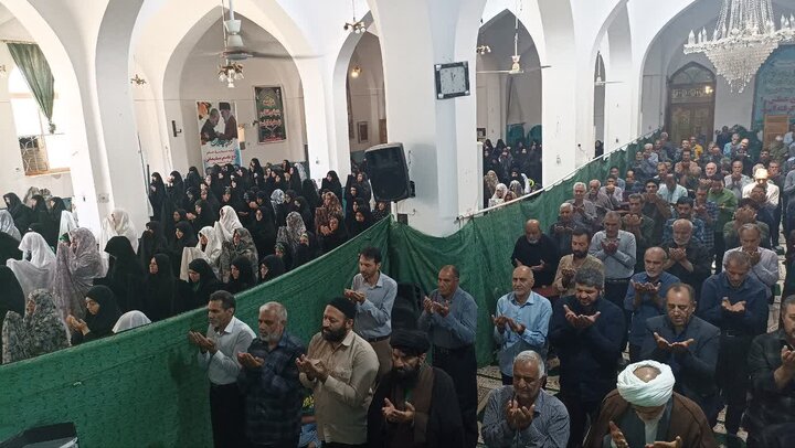 تصاویر/نماز عبادی سیاسی جمعه بخش کویرات